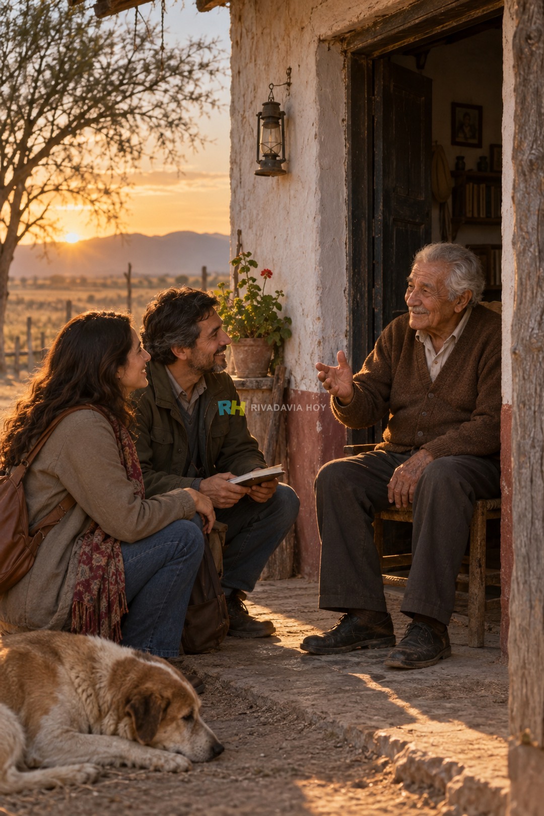 El maestro de pueblo — escena ilustrativa